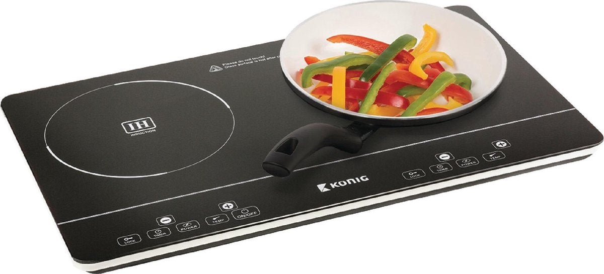 Double Induction Cooker 3500 W Black