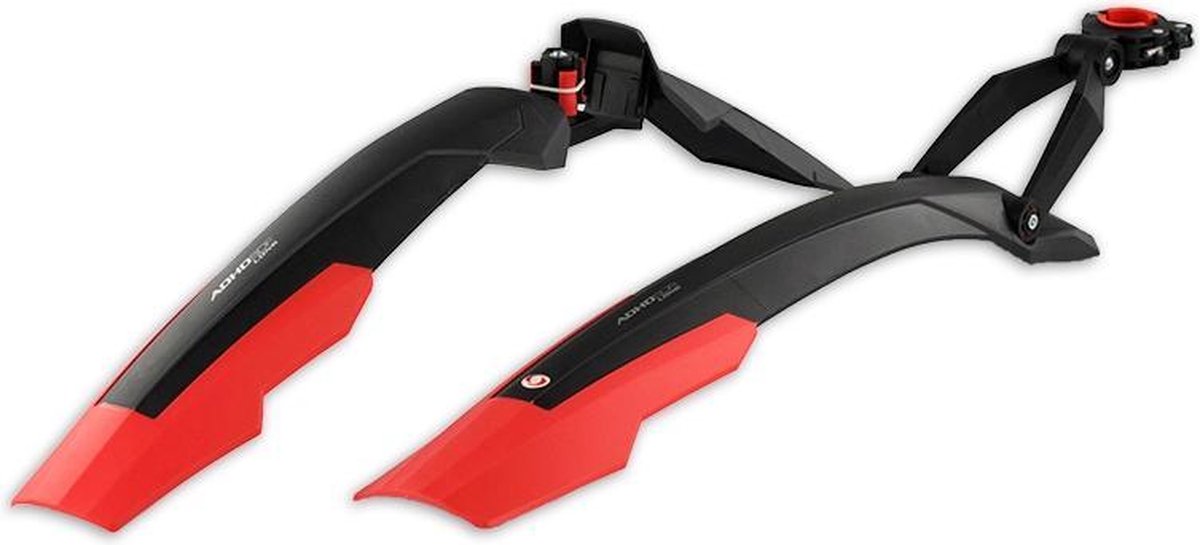 Simpla Spatbordenset Adhd Long 27.5 29 Inch Zwart/rood