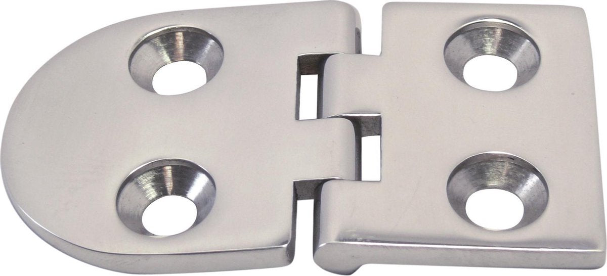 Luikscharnier - 70x40x4 - Rvs 316 - Knoop boven
