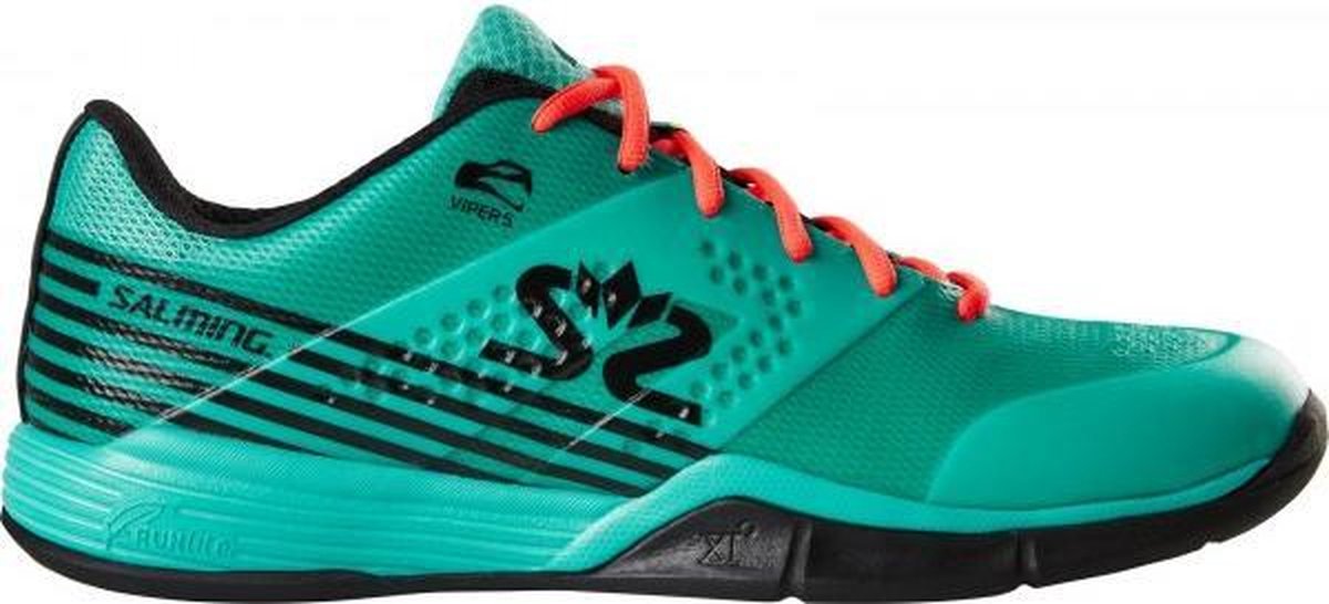 Salming Viper 5 - Turquoise / Zwart - maat 44 2/3