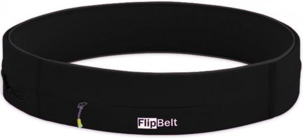 Flipbelt Zipper Zwart - Running belt - Hardloopriem - XL
