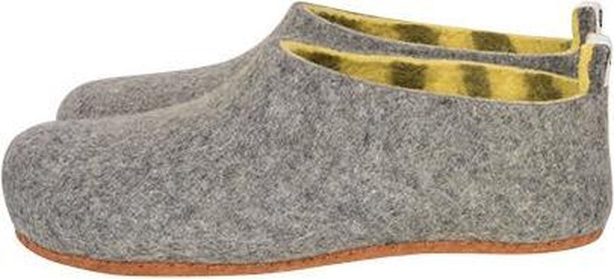 esgii dames sloffen Stripy Inside grey - maat 37