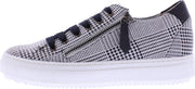 Verhulst-Tara sneaker wijdte H-Zwart-wit ruit -2998-maat 41