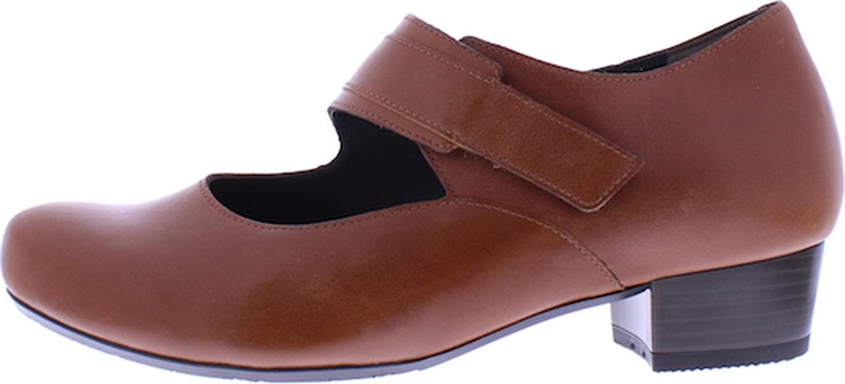 Verhulst - Emily pump - cognac - wijdte H - maat 7