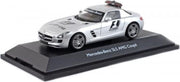 Mercedes-Benz SLS AMG Coupé - Safety Car (Zilver) (10 cm) 1/43 Schuco  - Modelauto - Schaalmodel - Model auto - Miniatuurautos - Miniatuur auto