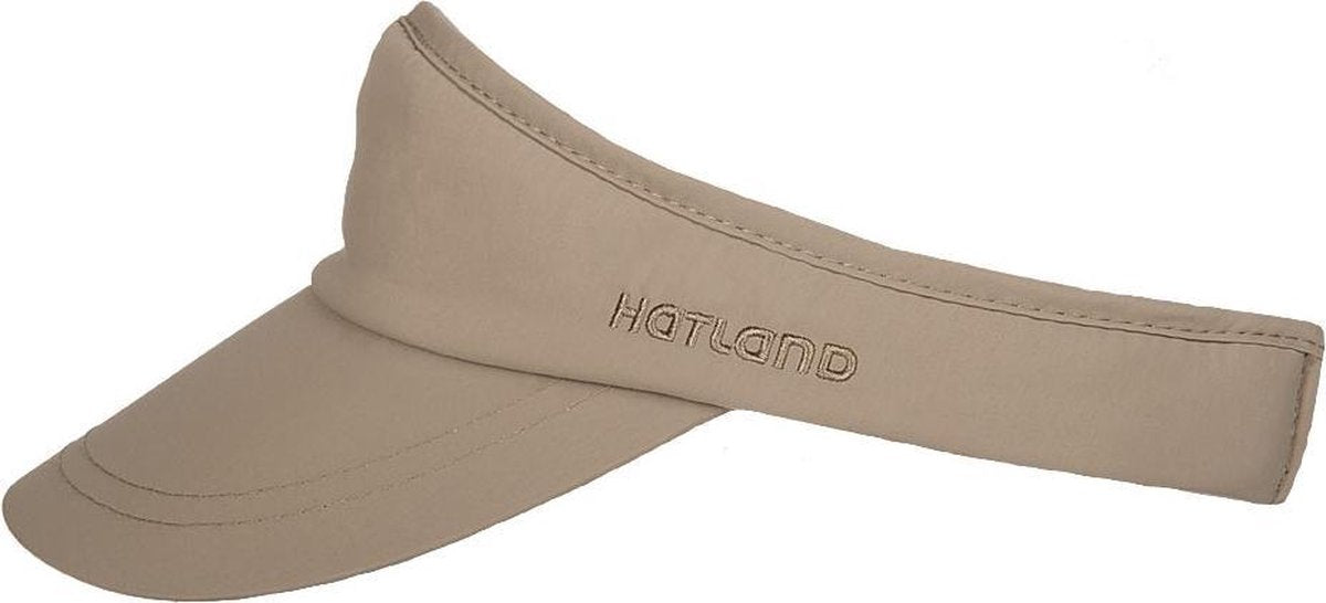 Hatland - Verkoelende zonneklep voor heren - Novel - Khaki - maat Onesize