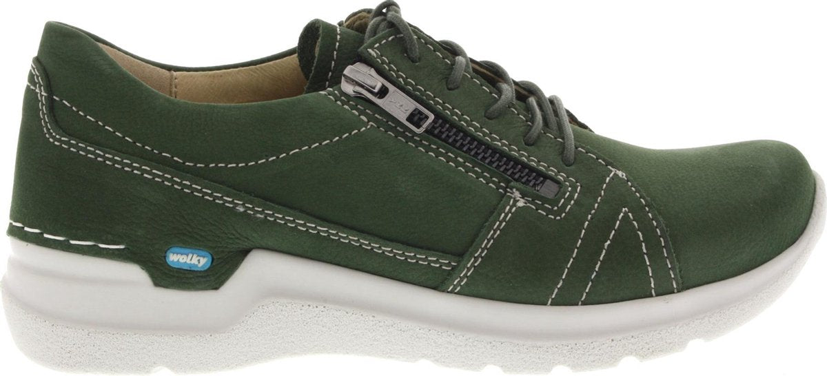 Dames Veterschoenen Wolky 0660911-720 Feltwell Moss Groen - Maat 39