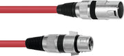 OMNITRONIC xlr kabel 3pin 3m rd