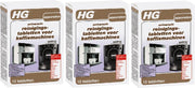 HG universele reinigingstabletten voor koffiemachines - 3 Stuks !