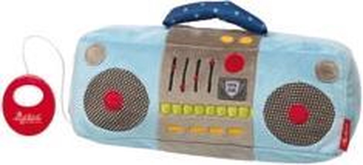 sigikid Papa & Me muziekknuffel ghetto blaster 41922
