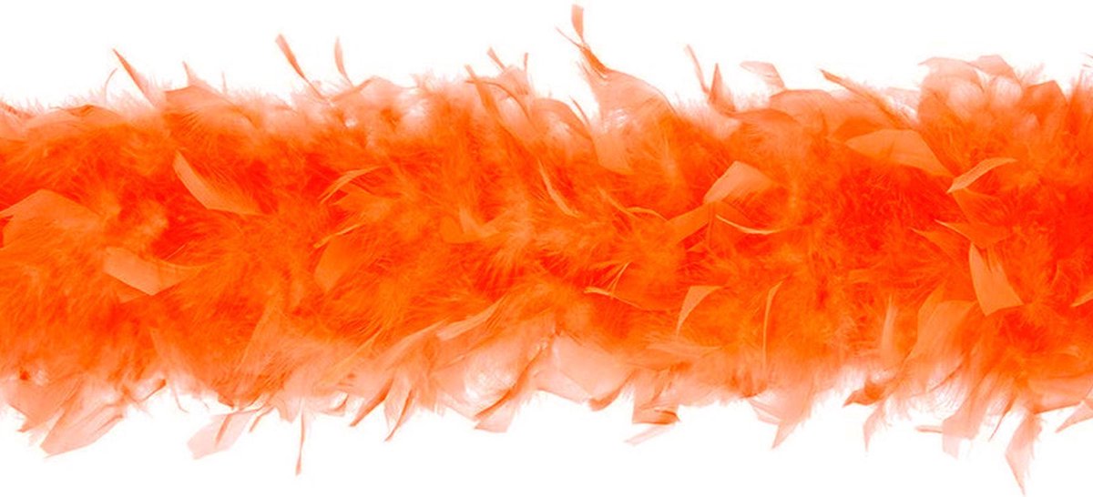 Boa - Oranje - Voetbal - Carnaval - Boa's 5 stuks