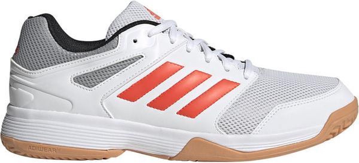 adidas Speedcourt - wit/oranje - maat 38