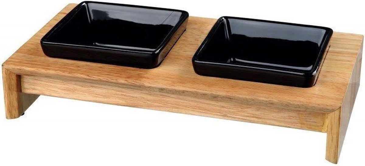 EETPOT SET KERAM/HOUT