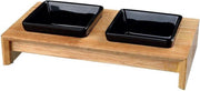 EETPOT SET KERAM/HOUT