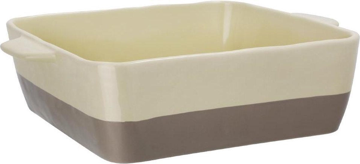 Olympia braadslede van keramiek crème en taupe 4