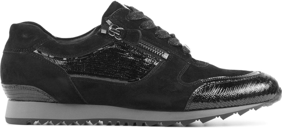 Hassia Vrouwen  Sneakers / Damesschoenen 301916 - Zwart - Maat 42
