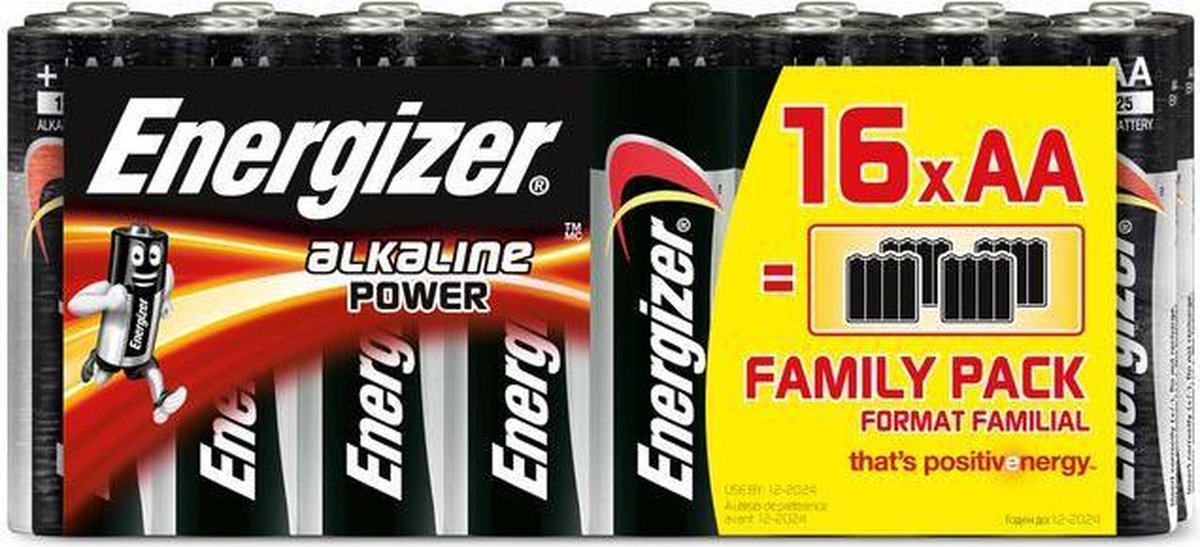 Energizer Alkaline Power AA Batterij