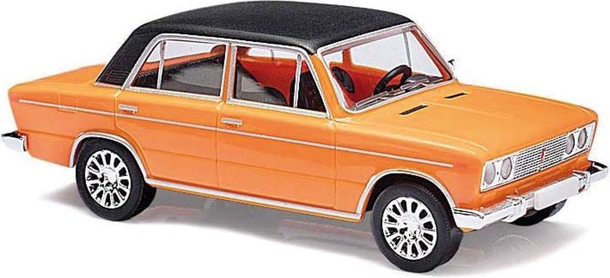 Busch - Lada 1600 Schwarzes Dach Orange (9/20) * - BA50556 - modelbouwsets