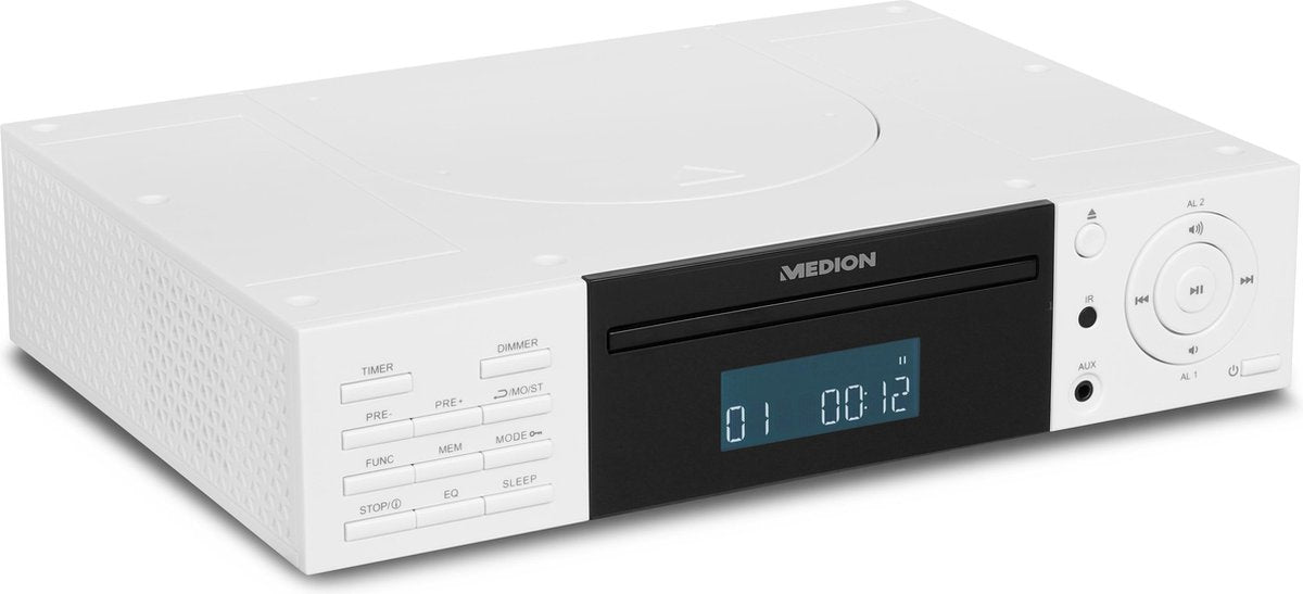 MEDION LIFE E66265 onderbouw Radio | FM | AUX | RDS | 20 voorkeurzenders