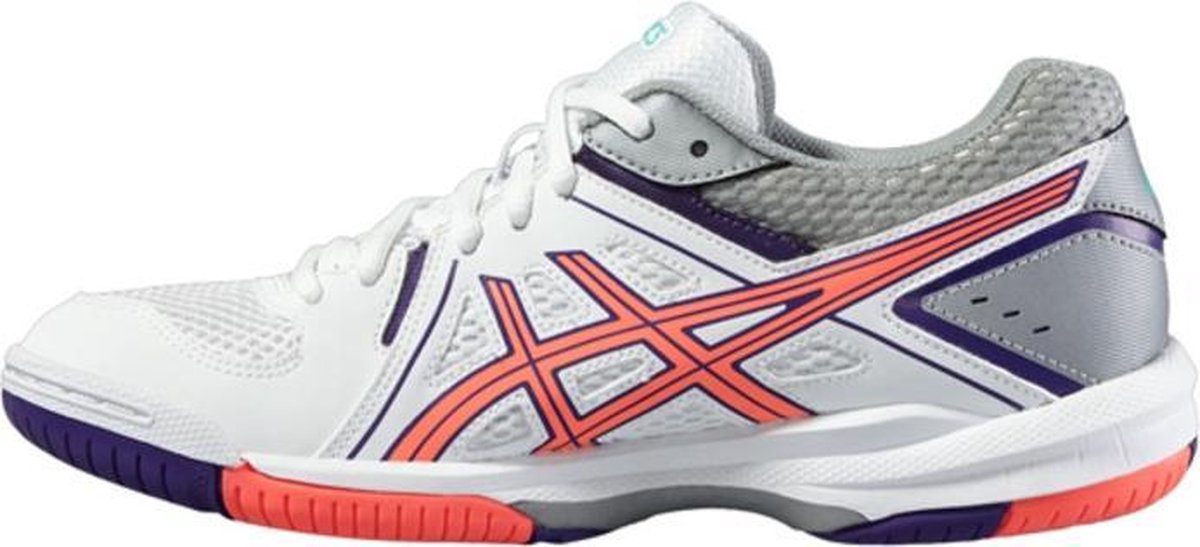 Asics Indoorschoen Gel Task - Dames - Wit/Roze/paars - 42