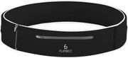 Flipbelt Elite Zwart - Running belt - Hardloopriem - Waterafstotend - Afsluitbaar met rits - S