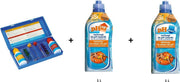 Zwembad pH-kit: BSI Test kit + pH up liquid 1L + pH down liquid 1L