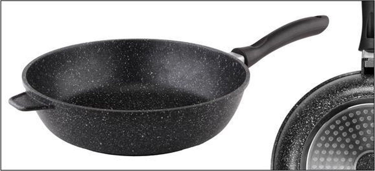 Haushalt 24010 - Koekenpan – Aluminium - Ø 28 cm – Alle warmtebronnen