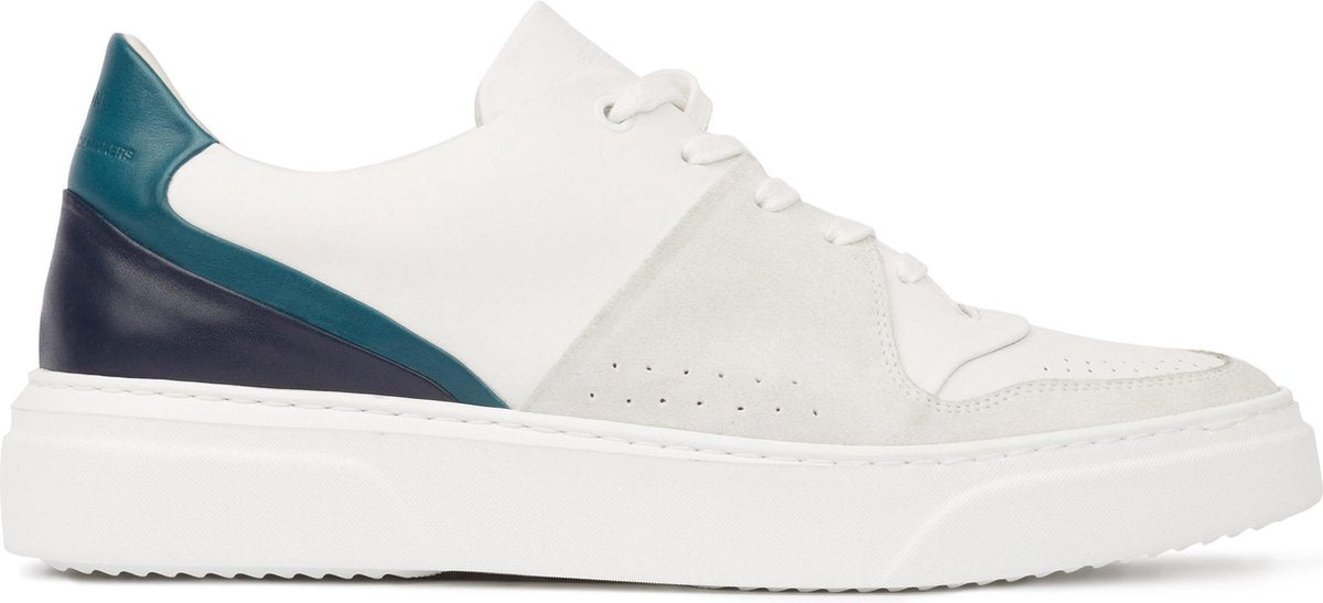 HINSON KEA CIME LOW White - Green Leather -