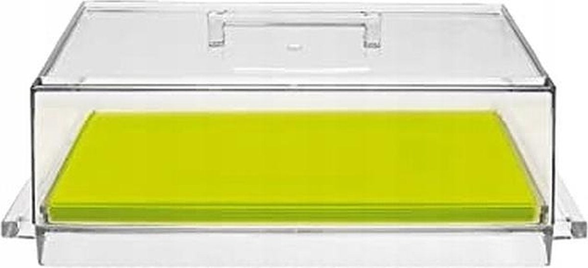 Zak!Designs Opbergbox - Met snijplank - Stapelbaar - Lime