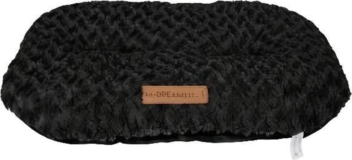 M-pets Hondenkussen Shetland 55 X 38 Cm Suède Zwart