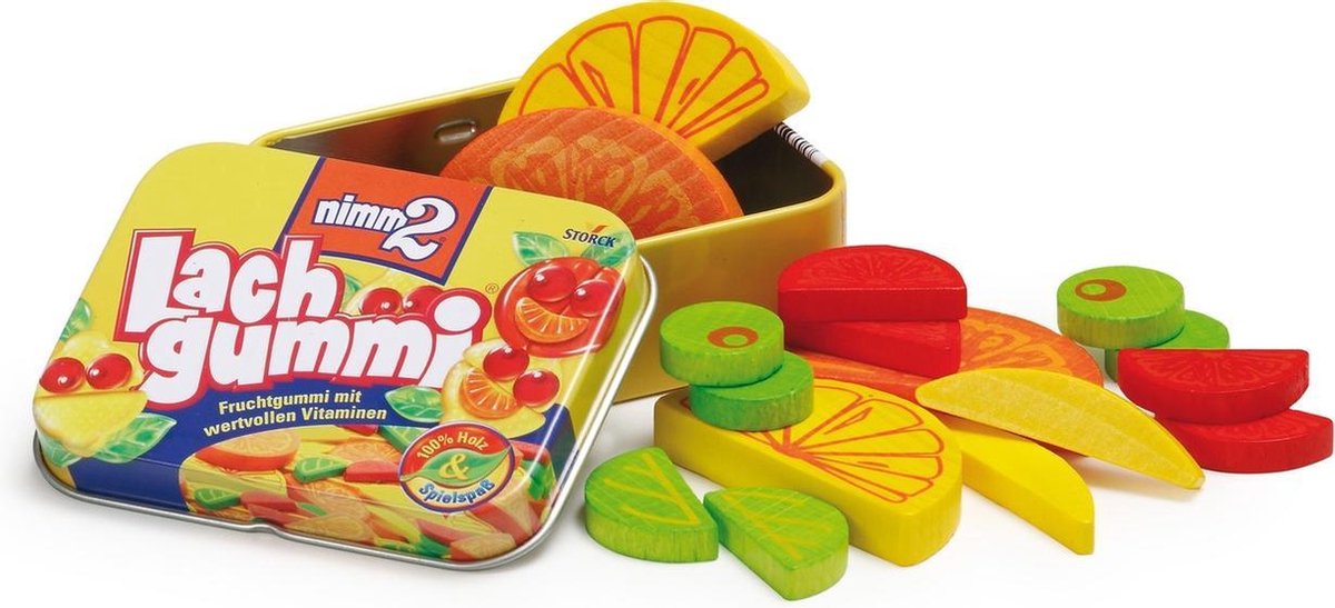 Lachgummi in Blik