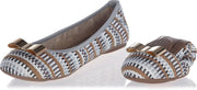 Sorprese – ballerina schoenen dames – Butterfly twists Chloe Dove Grey – maat 42 - ballerina schoenen meisjes