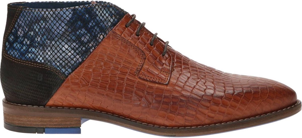 Berkelmans Veterboot Heren Bruin / Cognac maat 47