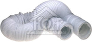 Universeel Slang 120 mm wit -PVC- P/MTR 431011