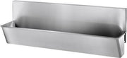 Medische scrub hoge spatwand L.2100 RVS 304 mat gepolijst