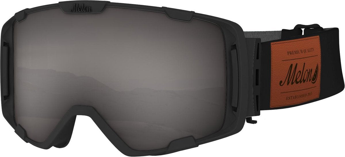 Melon Parker goggle black / black patch / dark smoke