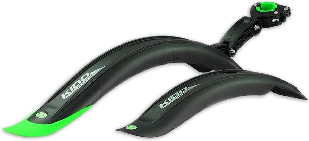 Simpla Spatbordenset Kido Pro 20 Inch Zwart/groen