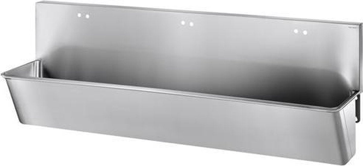 Medische scrub L.2100 6 kraangaten Ø22 asafst 150 RVS 304 mat