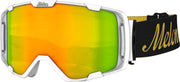 Melon Parker goggle white / black gold / gold chrome
