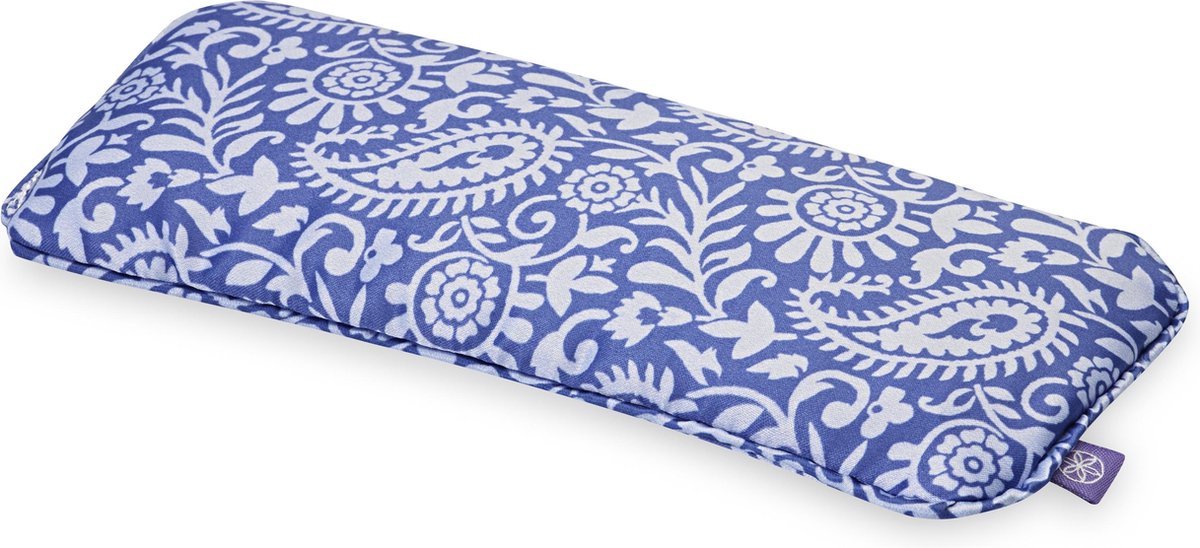Gaiam Yoga oogkussen - Blauw/wit