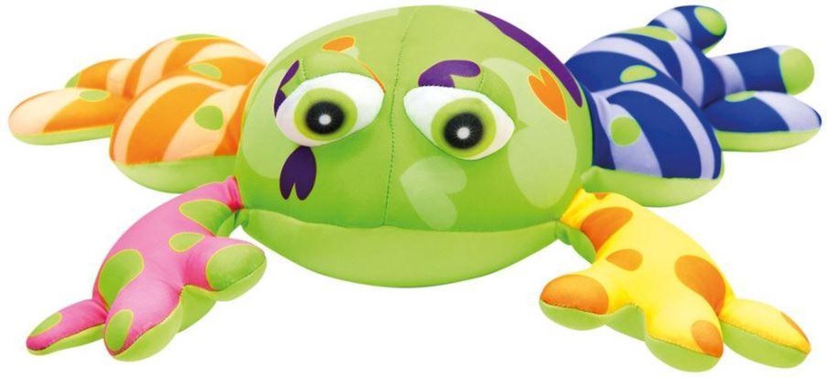 Bino Knuffelkikker Junior 34 X 32 X 12 Cm Polyester Groen