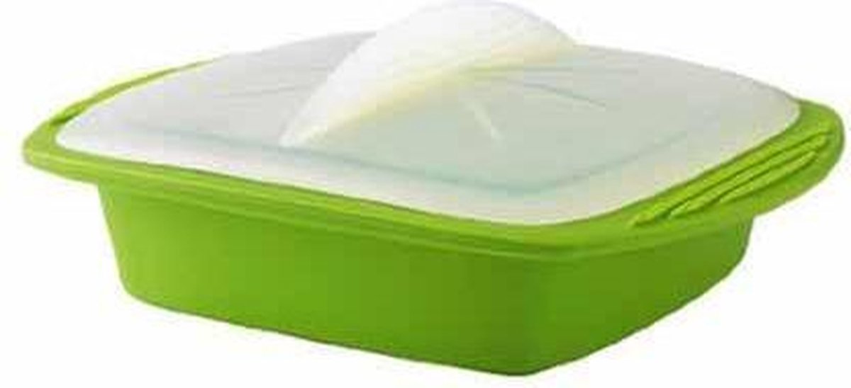 Mastrad Minute Stoombox - Groot - Siliconen - Groen