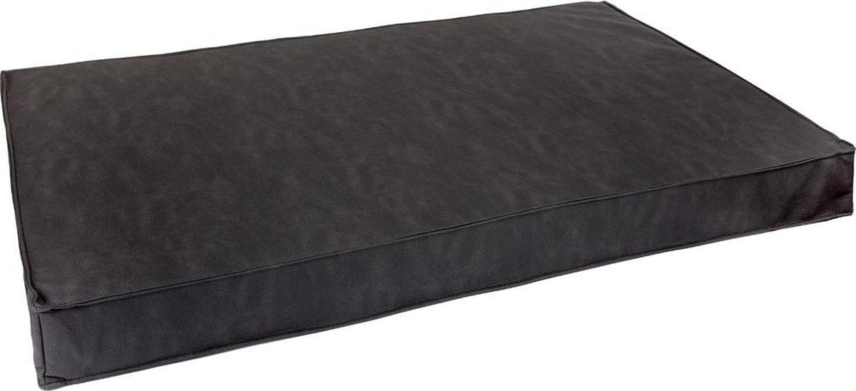 snObbs Texas Dark Grey hondenmatras eco leder