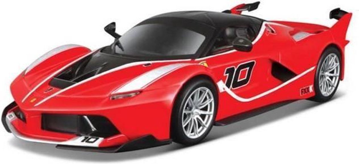 BBURAGO Bburago Ferrari metalen voertuig FXX K op schaal 1/24 gesneden