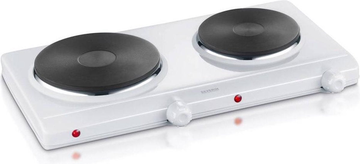 Severin DK 1042 - Dubbele kookplaat - Wit