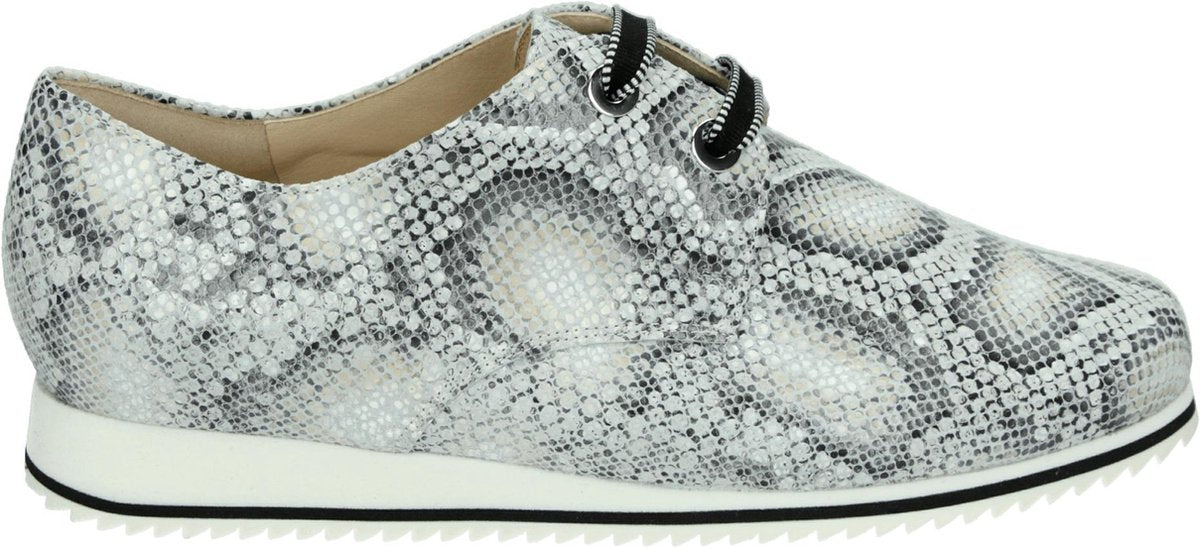 Hassia 301563 - Volwassenen Dames veterschoenen - Kleur: Wit/beige - Maat: 38