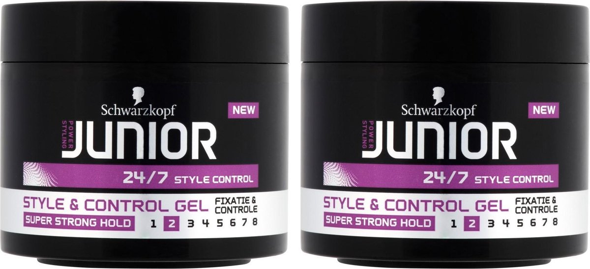 Schwarzkopf Junior 24/7 Style Control Style Gel Nr.2 Multi Pack - 2 x 150 ml