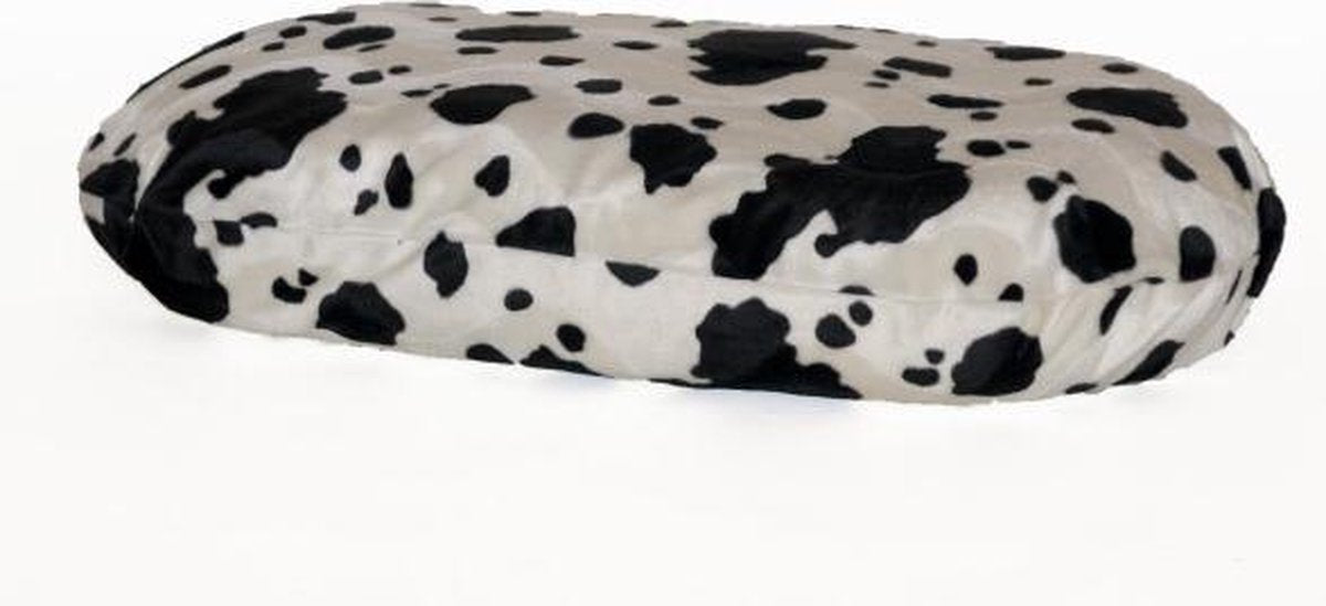Comfort Kussen Hondenkussen Ovale Bonfire 87 x 57 cm - Koe Zwart/Wit