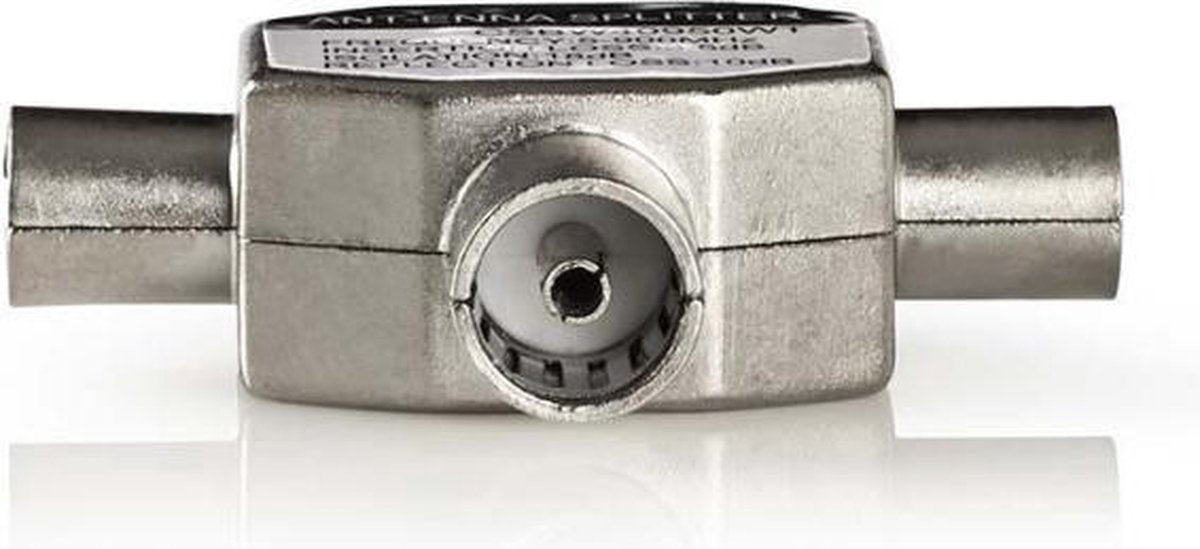 Adapter Coax | 2x IEC (coax) male - IEC (coax) female