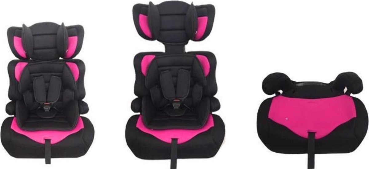 Babystartup Autostoel Deluxe – Autostoeltjes 9 tot 36 kg - Baby auto – Baby car seat – Baby autostoeltje – Autostoel Groep 1 2 3 - Autostoel verhoger voor kinderen – Autostoeltjes – Pink
